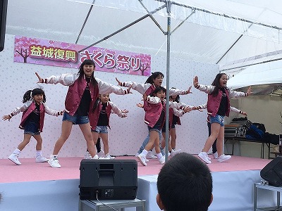 益城復興 さくら祭りで踊ってきました♪