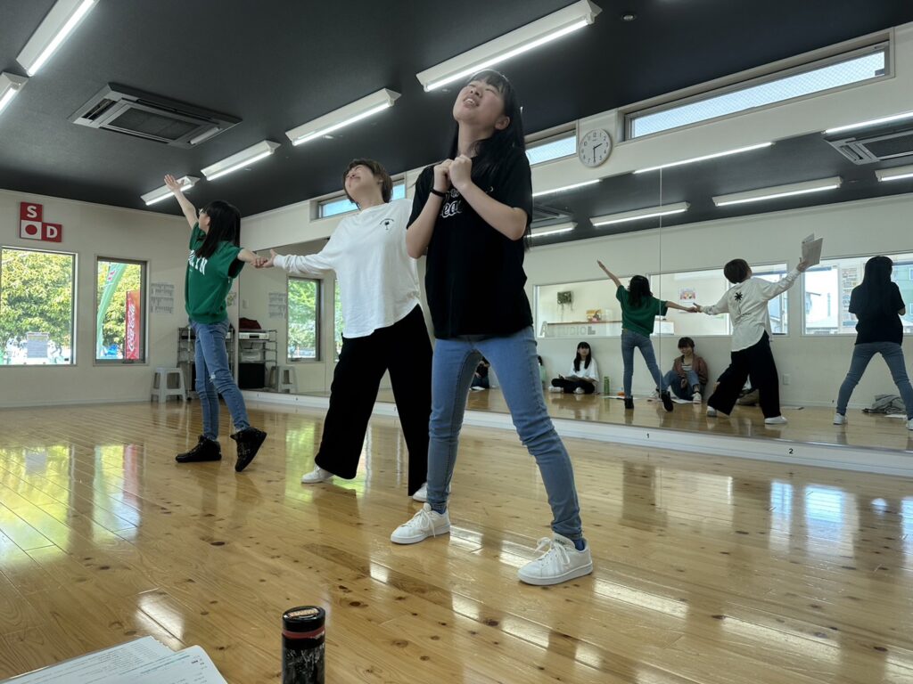 演技の練習も頑張っています！